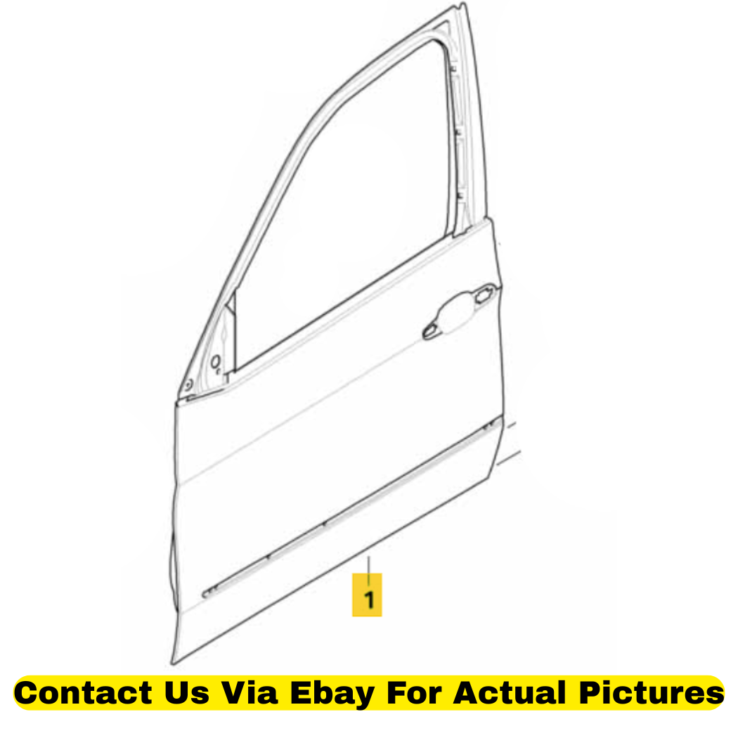 2012 BMW X6 Front Right Door Shell Used OEM 41517198160
