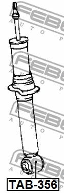 FEBEST 2001-2006 Lexus LS430 Shock Absorber Bush TAB-356