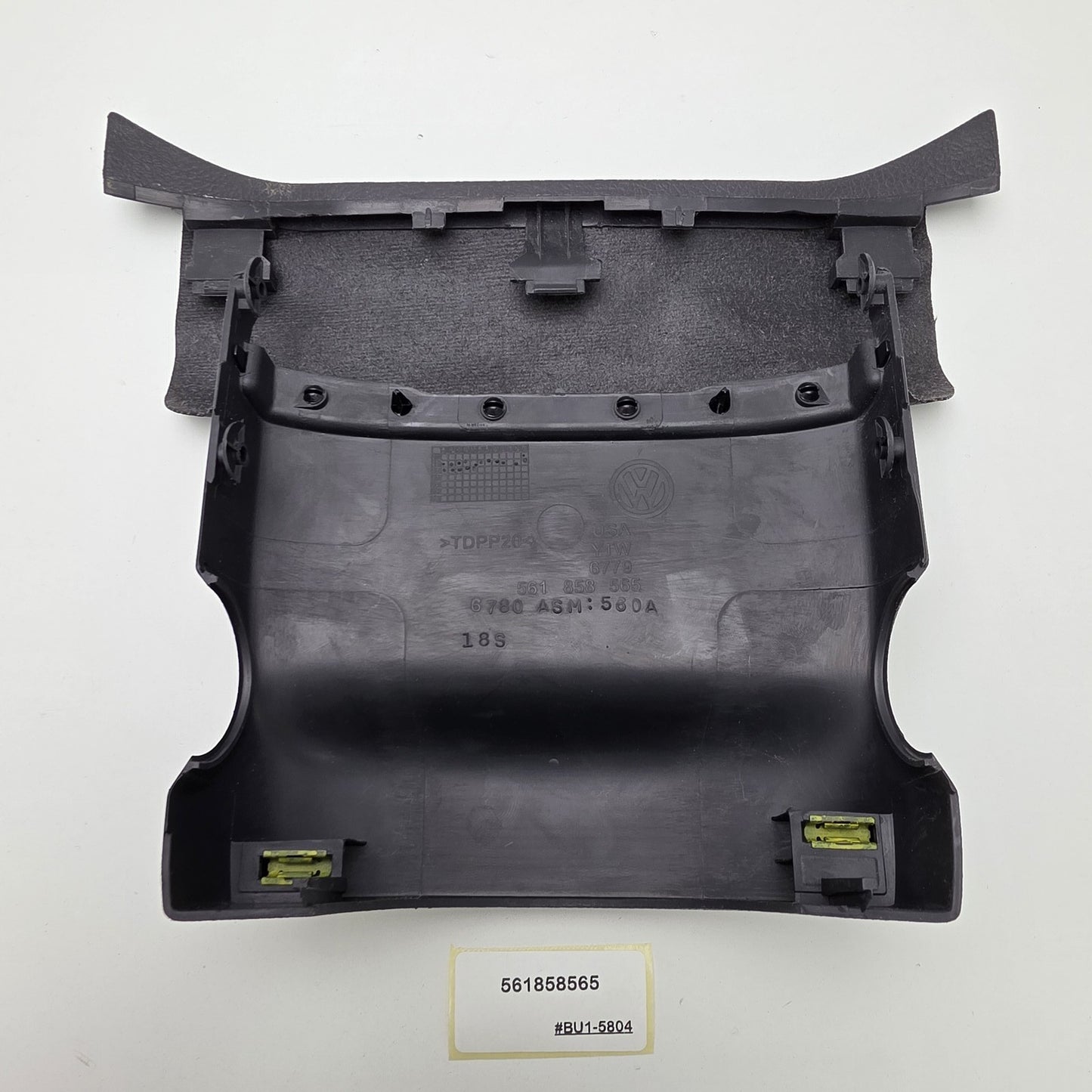 2012-2016 Volkswagen Passat Steering Column Upper Cover 561858565
