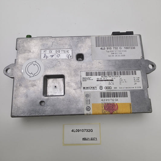 2006-2015 Audi Q7 MMI Control Unit 4L0910732G