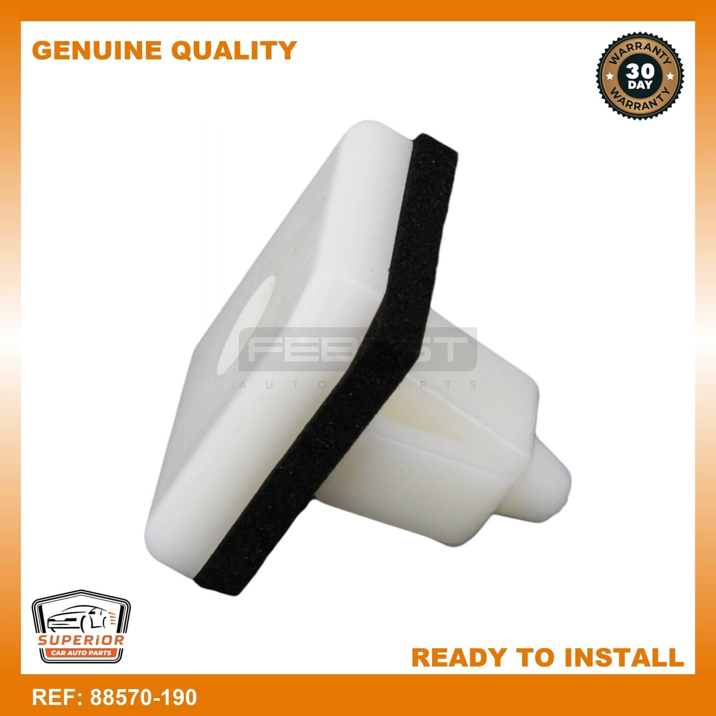 FEBEST 2010-2015 Hyundai Accent Retainer Clip 88570-190