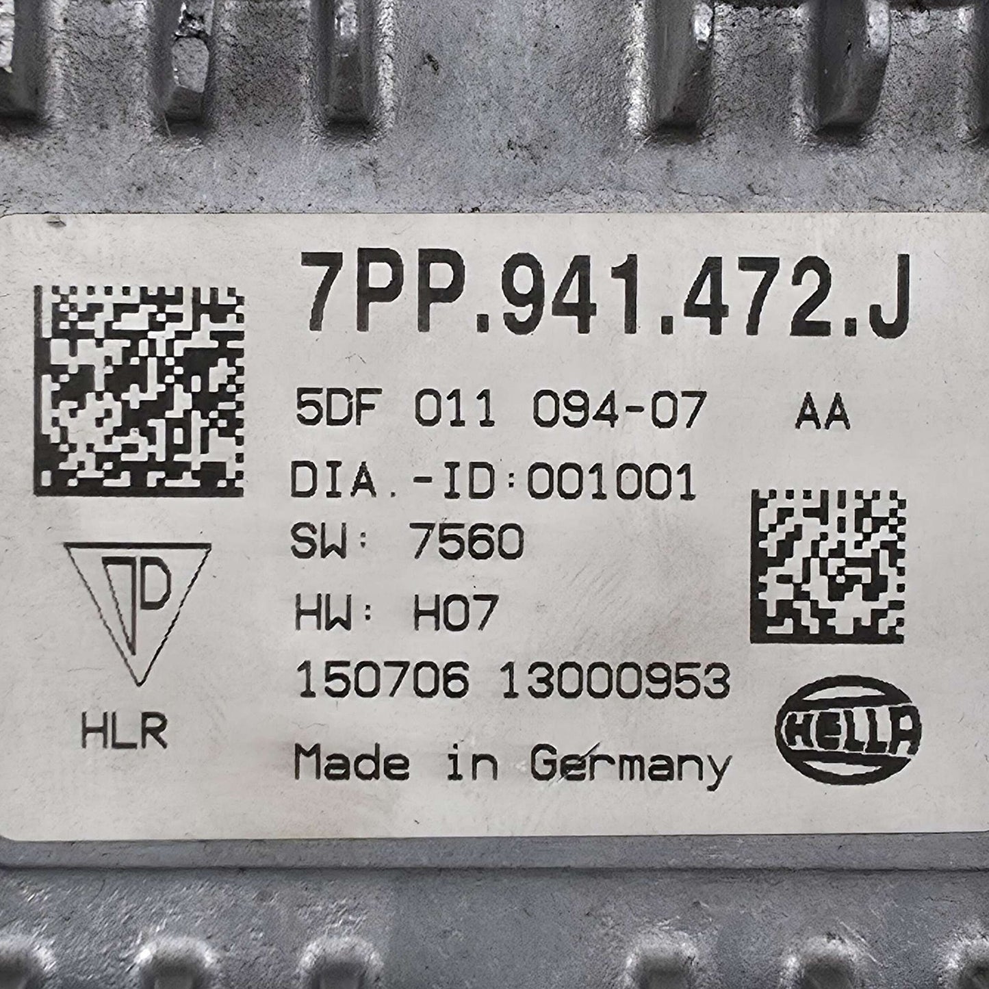 2016-2018 Audi A6 LED Headlight Power Module 7PP941472J