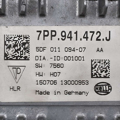 2016-2018 Audi A6 LED Headlight Power Module 7PP941472J
