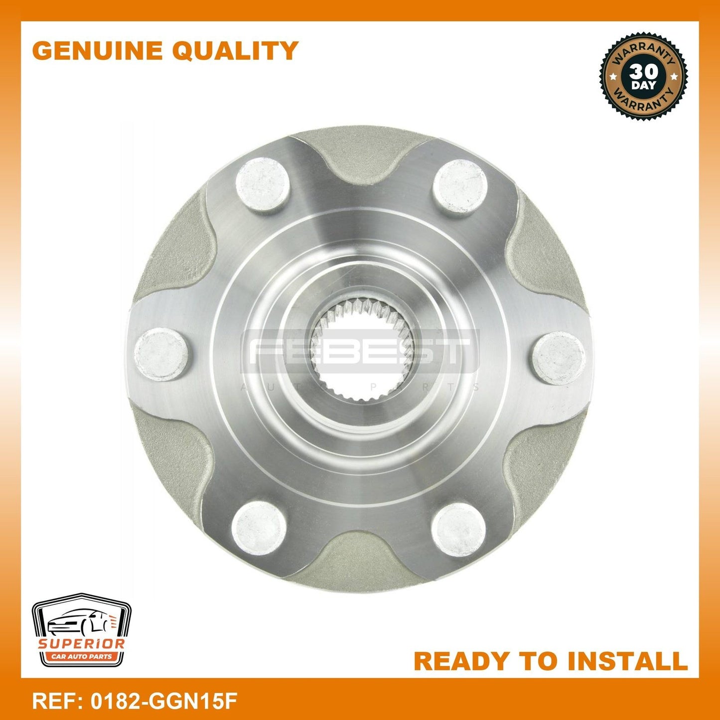 FEBEST 2005-2015 Toyota Hilux Front Wheel Hub 0182-GGN15F