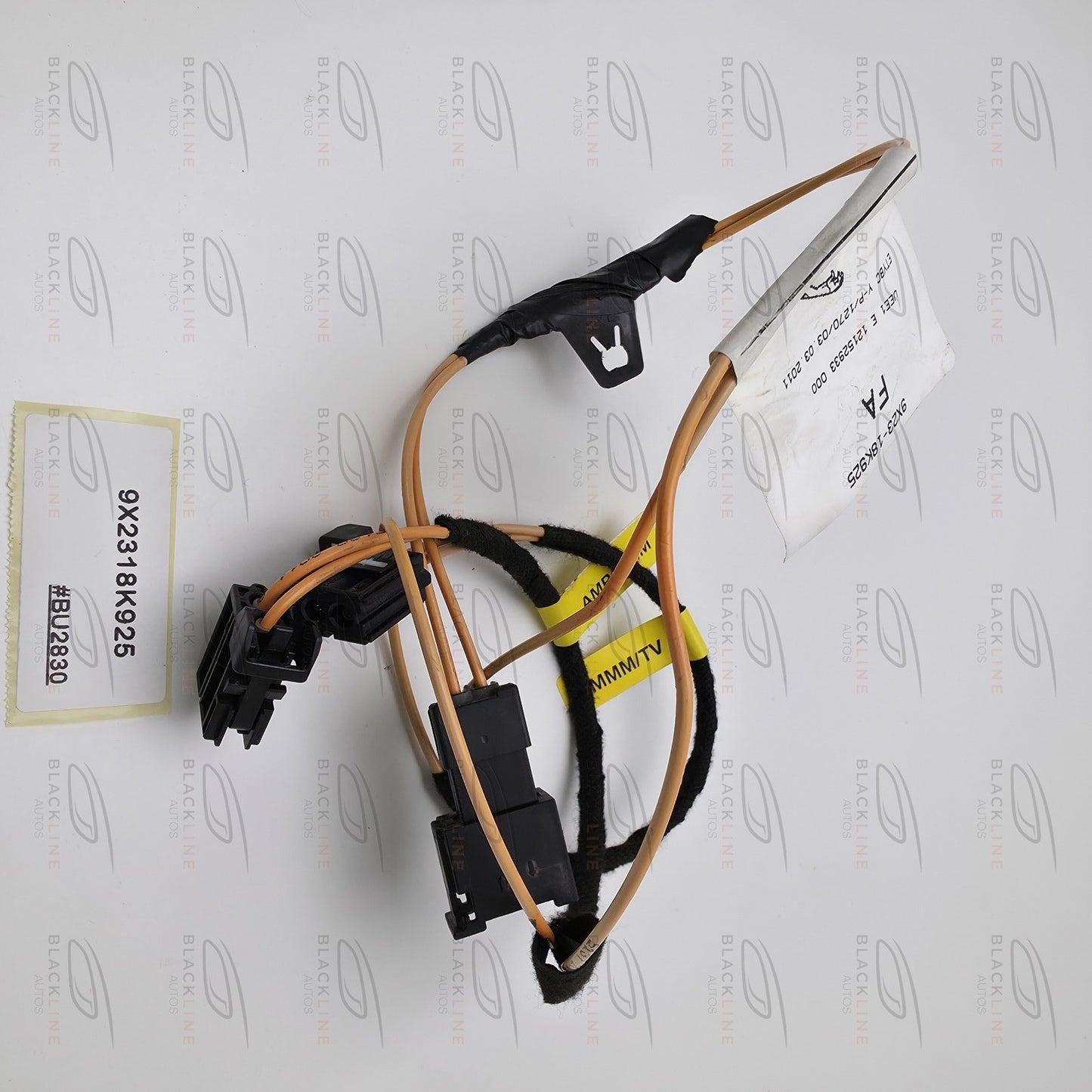 2007-2011 Jaguar XF Audio Stereo Amplifier Fiber Optic Cable Wiring 9X2318K925