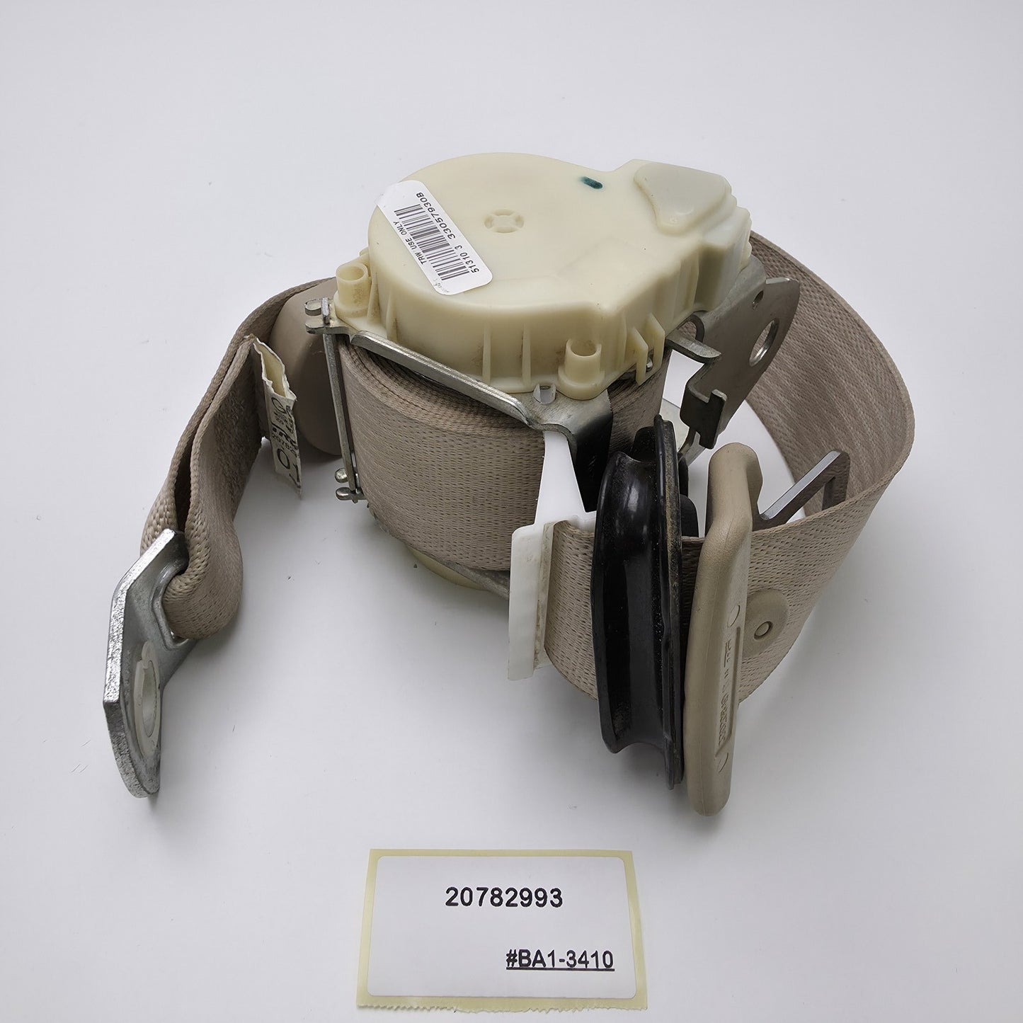 2007-2013 GMC Sierra Rear RH Side Seat Belt Retractor 20782993