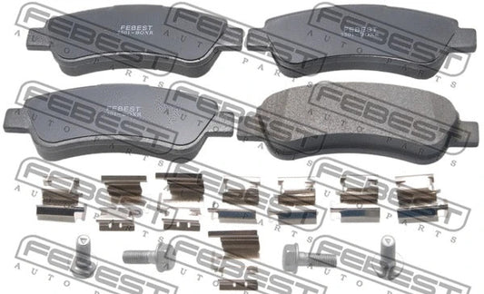 Febest Brake Pad Set, Disc Brake 2501-BOXR