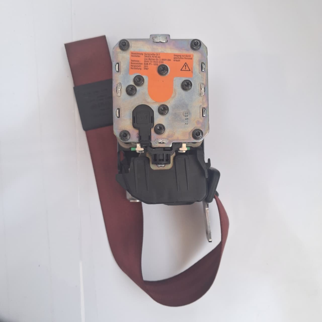 11-12 BENTLEY CONTINENTAL GT Front LHS Seat Belt 3W1857705