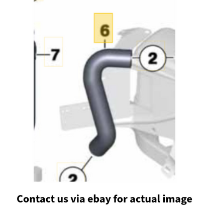 2013 BMW 520i Auxiliary‑Heater Hose Used OEM 64129184367