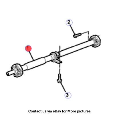 2009 Chevrolet Lumina S Propeller Shaft Used OEM 92157721