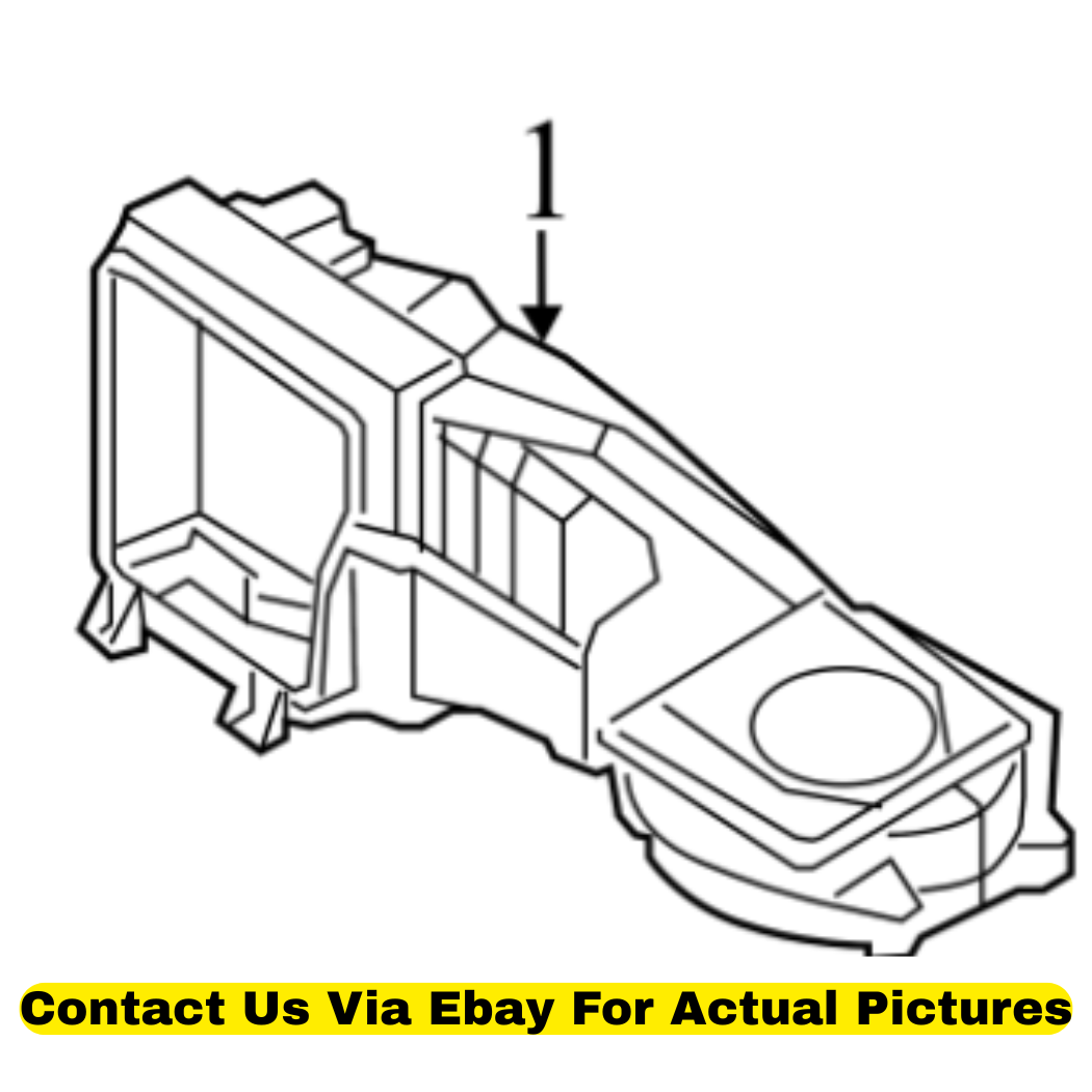 2012 Volkswagen CC HVAC Evaporator Case Housing Used OEM 3C1898063