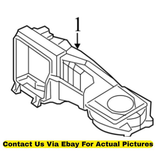 2012 Volkswagen CC HVAC Evaporator Case Housing Used OEM 3C1898063