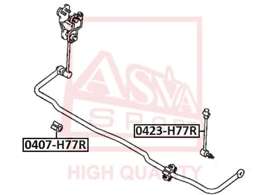 Febest Mitsubishi MR510319 Rear Stabilizer Link 0423-H77R
