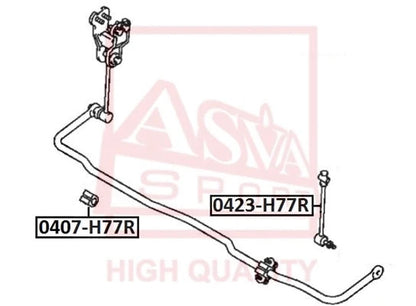 Febest Mitsubishi MR510319 Rear Stabilizer Link 0423-H77R