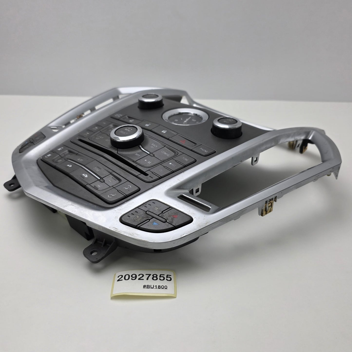 2010-2012 Cadillac SRX Navigation Radio Climate Control Panel 20927855
