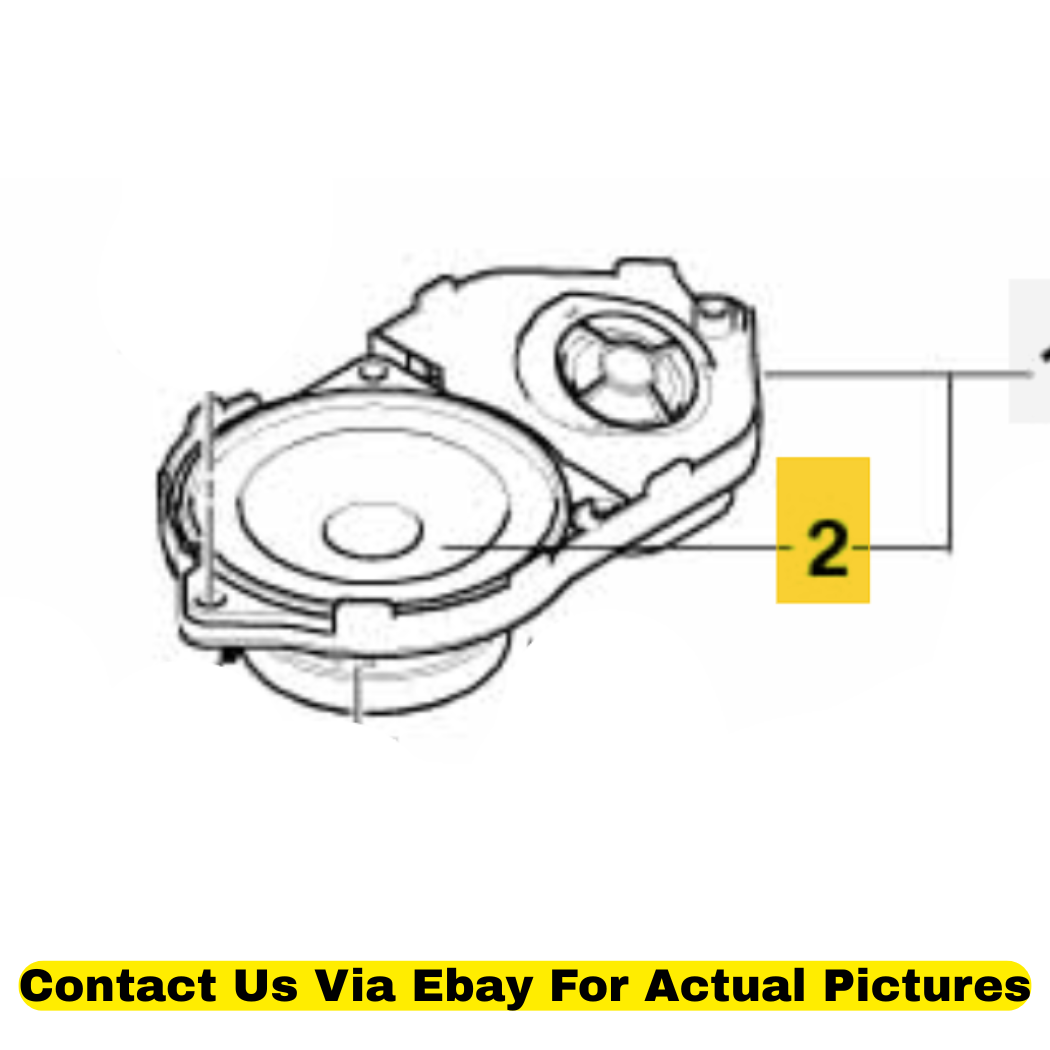 2012 BMW X6 Mid-Range Speaker Used OEM 65139151864