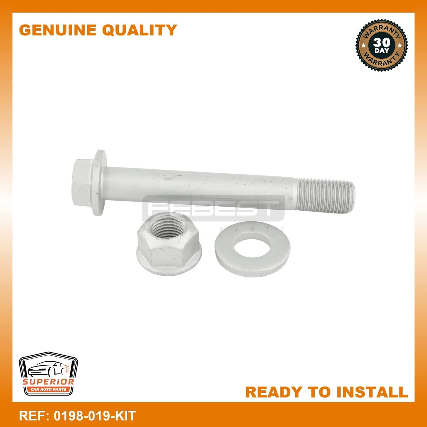 FEBEST 96-03 Toyota Tacoma Suspension Arm Bolt W/ Washer Kit 0198-019-KIT