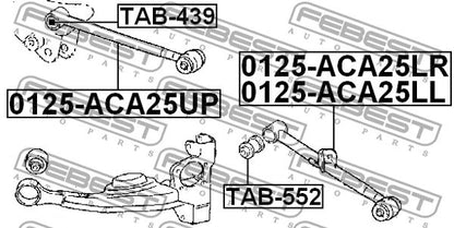 FEBEST 2000-2005 Toyota RAV4 Rear Transverse Rod Bushing TAB-552
