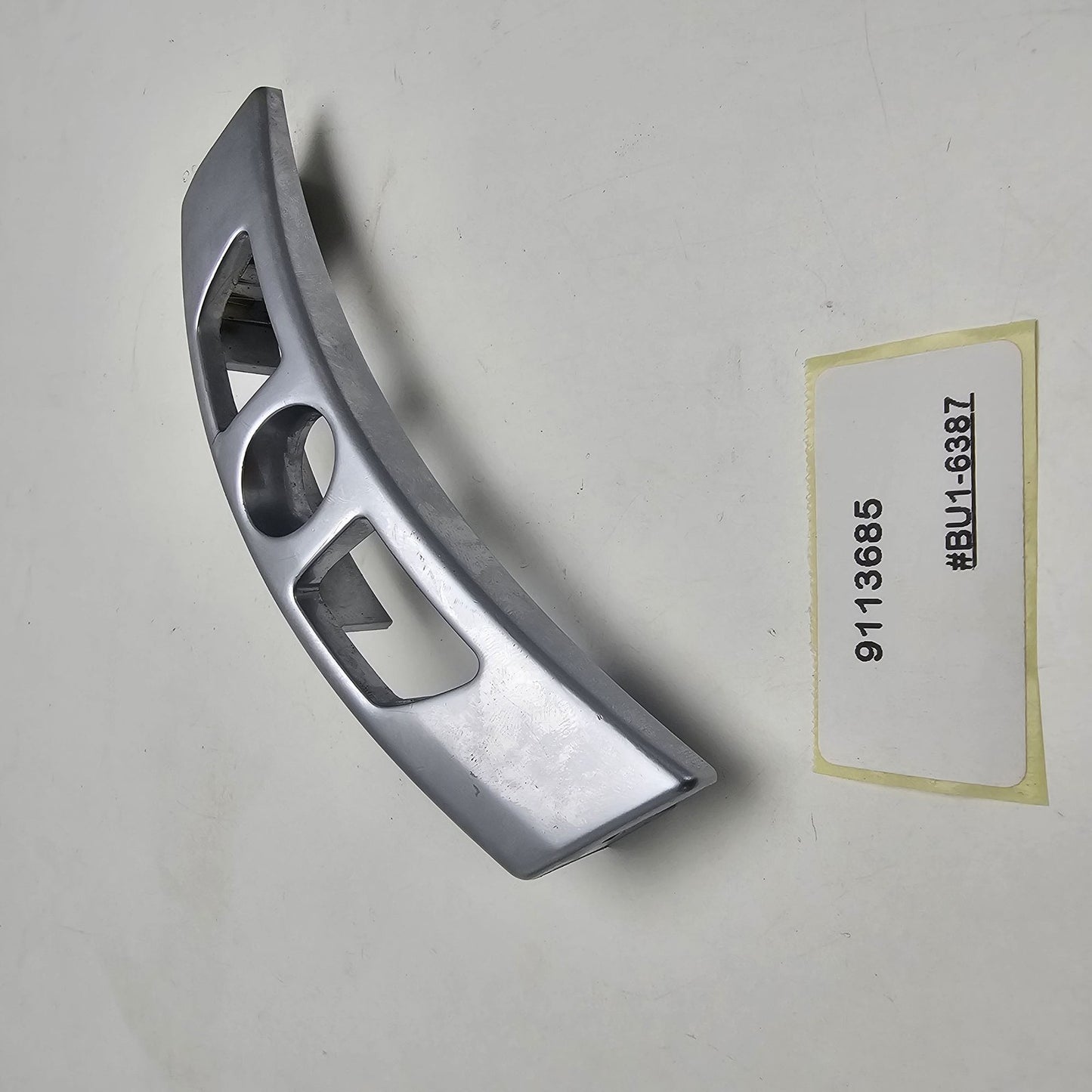 2009-2015 BMW 7 Center Console Armrest Lock Switch Trim Chrome 9113685