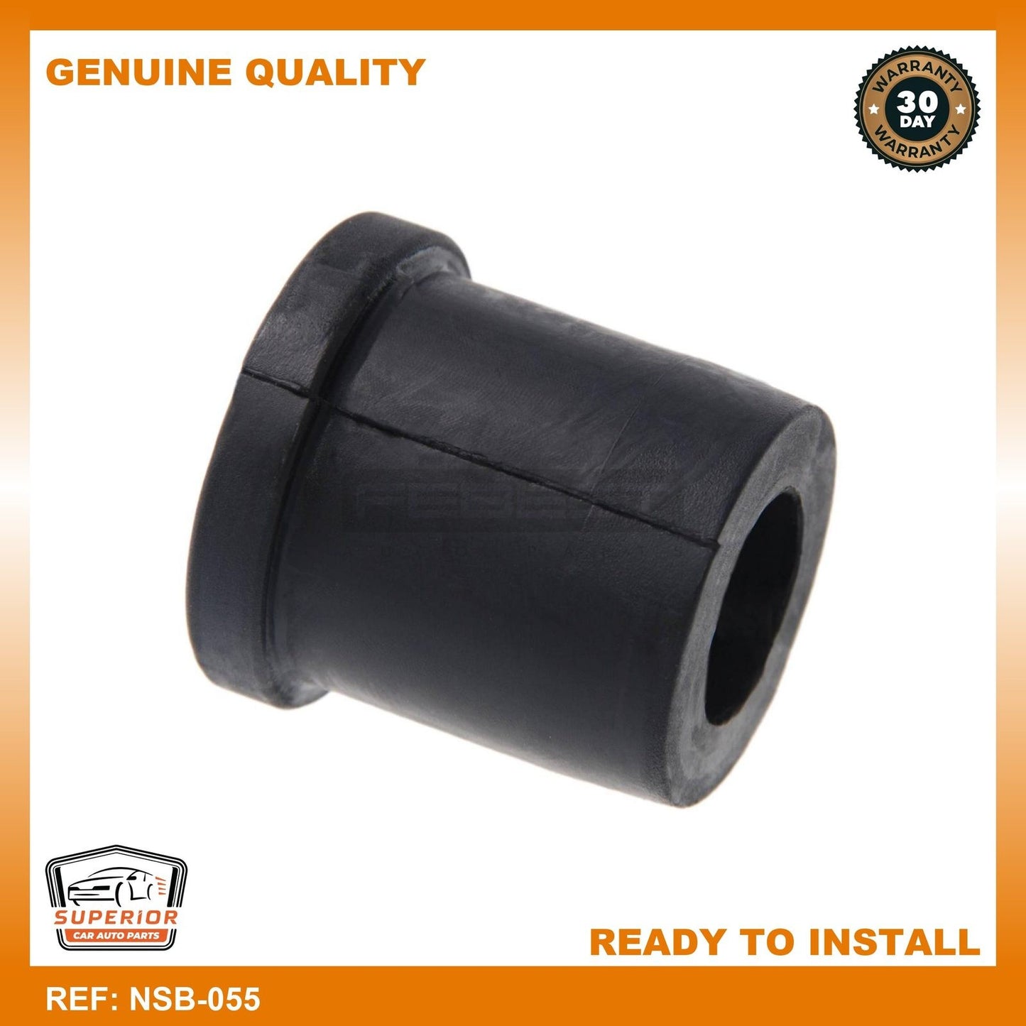 FEBEST MAZDA Rear Leaf Spring Bushing NSB-055