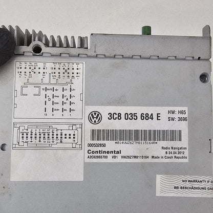 2010-2016 Volkswagen Jetta RNS510 GPS Navigation Radio 3C8035684E