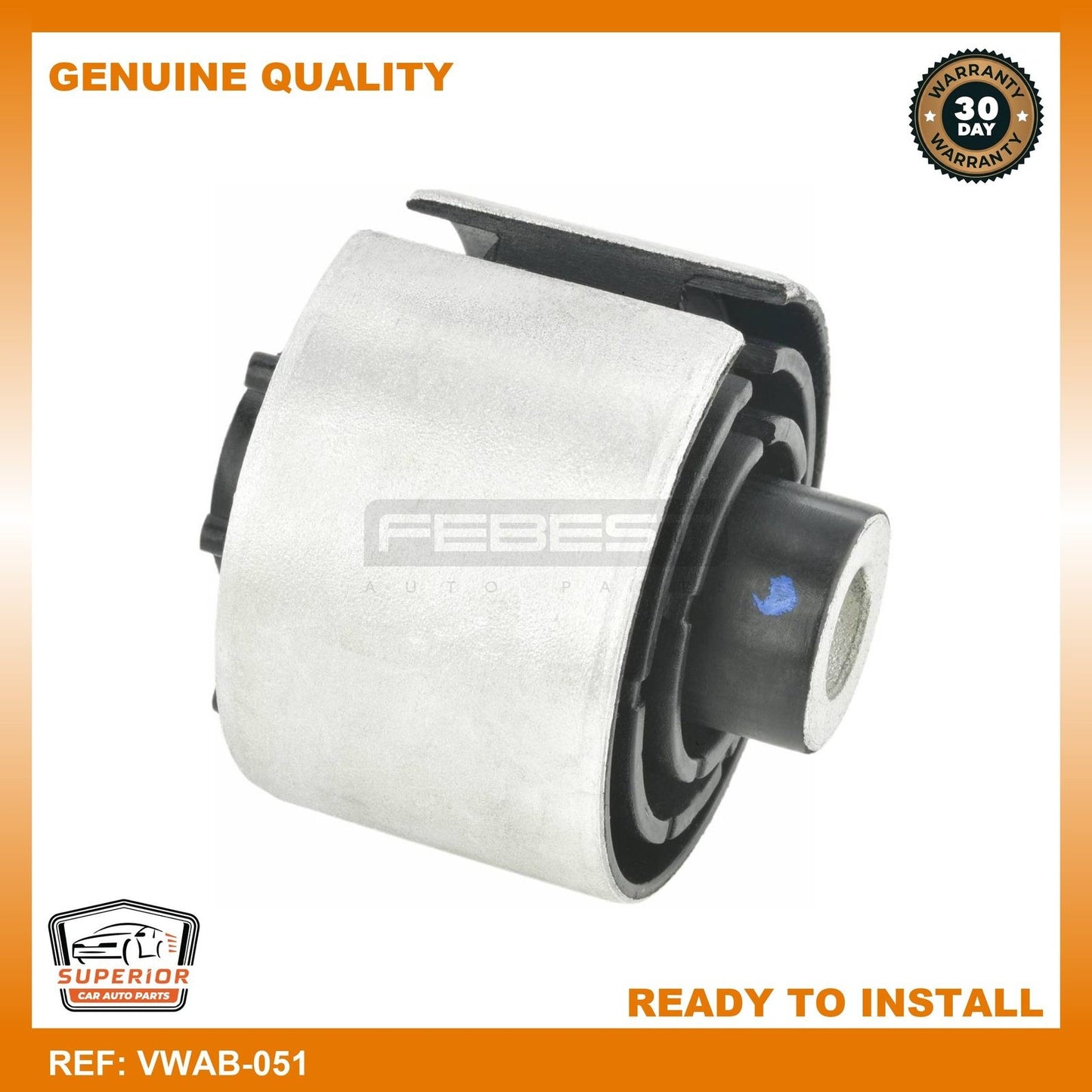 FEBEST 2004-2006 Volkswagen Phaeton Rear Lower Control Arm Bushing VWAB-051