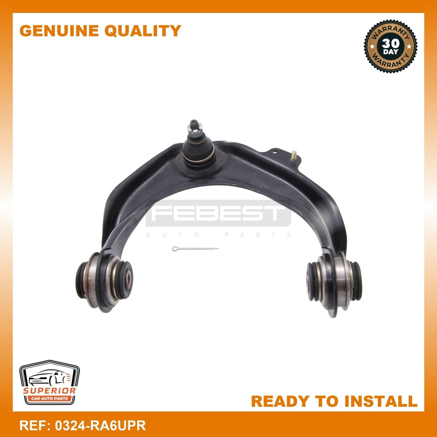 FEBEST 1998-2005 Honda Accord Right Upper Front Arm 0324-RA6UPR