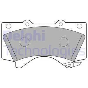 DELPHI TOYOTA Brake Pad Set, Disc Brake LP2134
