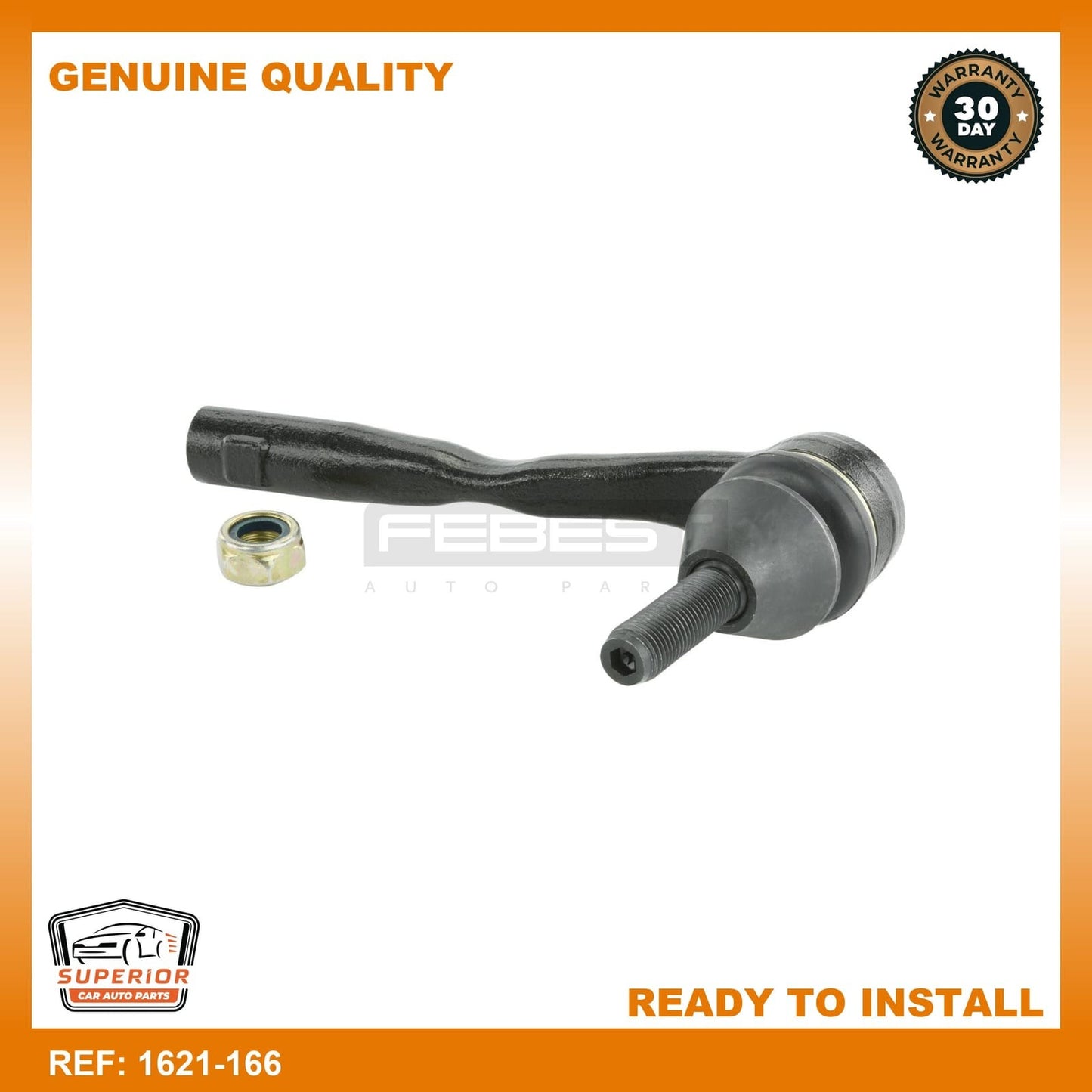 FEBEST Mercedes-Benz Steering Tie Rod End 1621-166