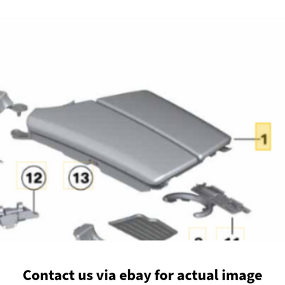 2013 BMW 520i F10 Front Center Armrest Venetobeige Used OEM 51169206818