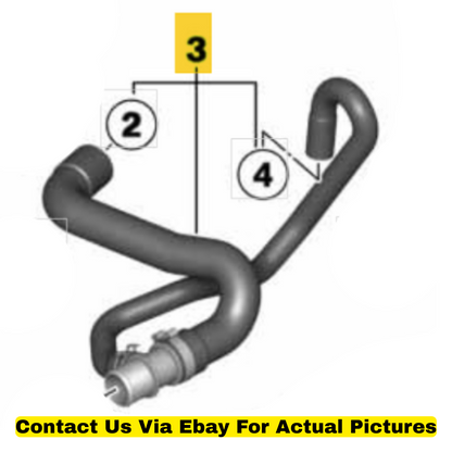 2012 Mini Cooper Countryman Upper Radiator Coolant Hose Used OEM  17129802110