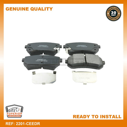 FEBEST 2006 Hyundai Accent Brake Pad Set Disc Brake 2201-CEEDR