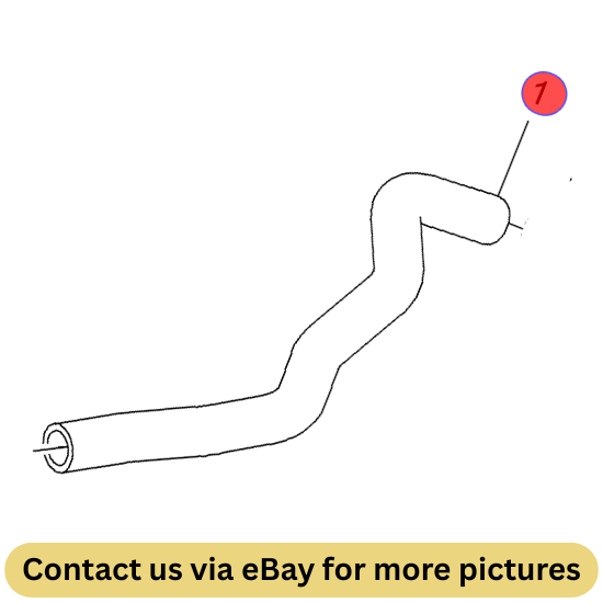 2010 Chevrolet Cruze Heater Inlet Hose Used OEM 94563118