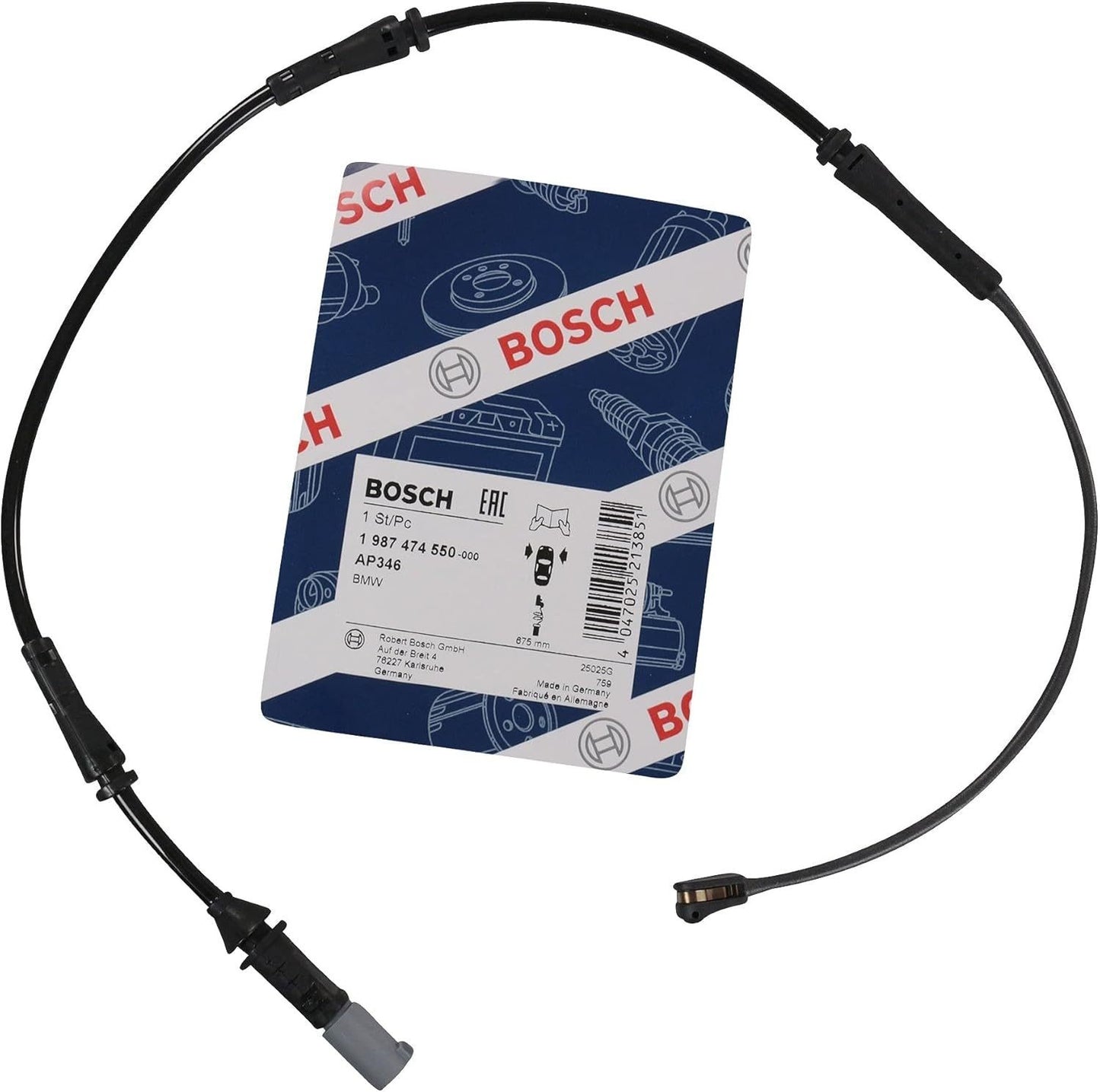 BOSCH BMW Brake Pad Wear Sensor 1987474550