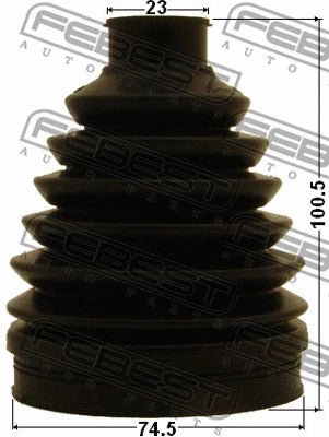 FEBEST 2010-2018 Kia Soul Boot Outer CV Joint Kit PVC 1217P-SOL2WD