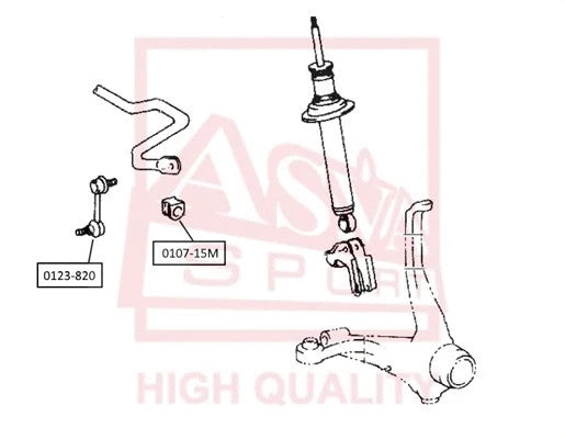 FEBEST TOYOTA Front Stabilizer Link 0123-820