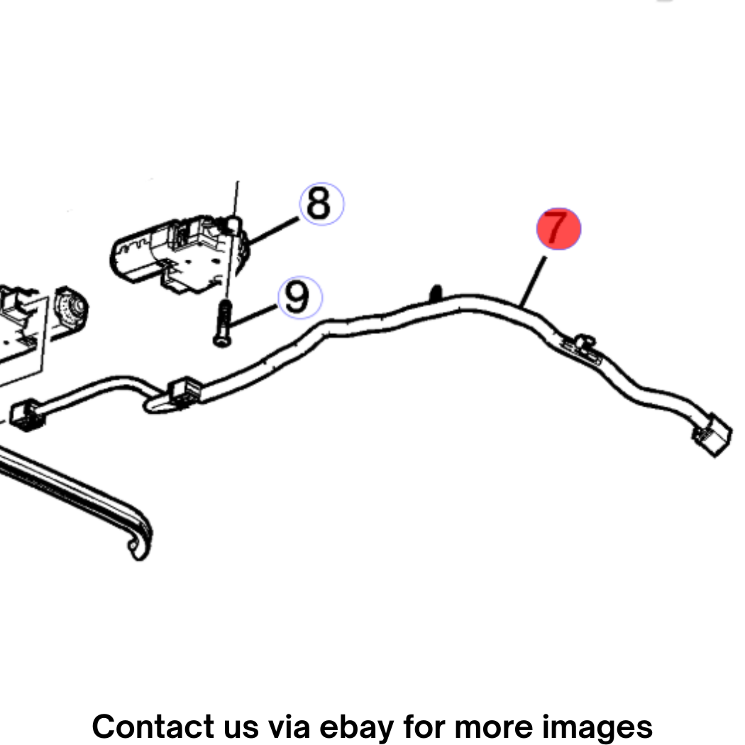 2018 Cadillac CTS Sunroof Switch Wiring Harness Used OEM 22885810