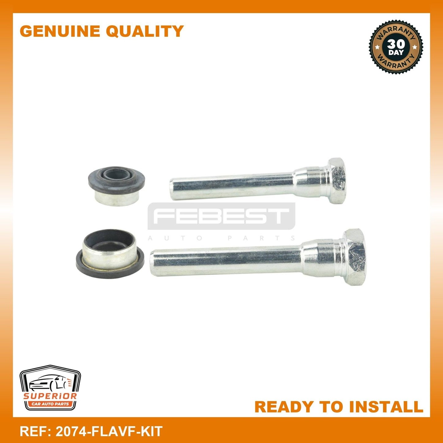 FEBEST 2007-2012 Dodge Caliber Brake Caliper Bolt 2074-FLAVF-KIT