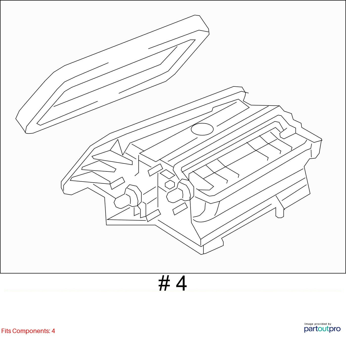 2012-2018 Audi A6 A7 Air Intake Duct Used OEM 4H1820153