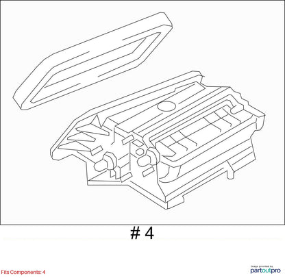 2012-2018 Audi A6 A7 Air Intake Duct Used OEM 4H1820153