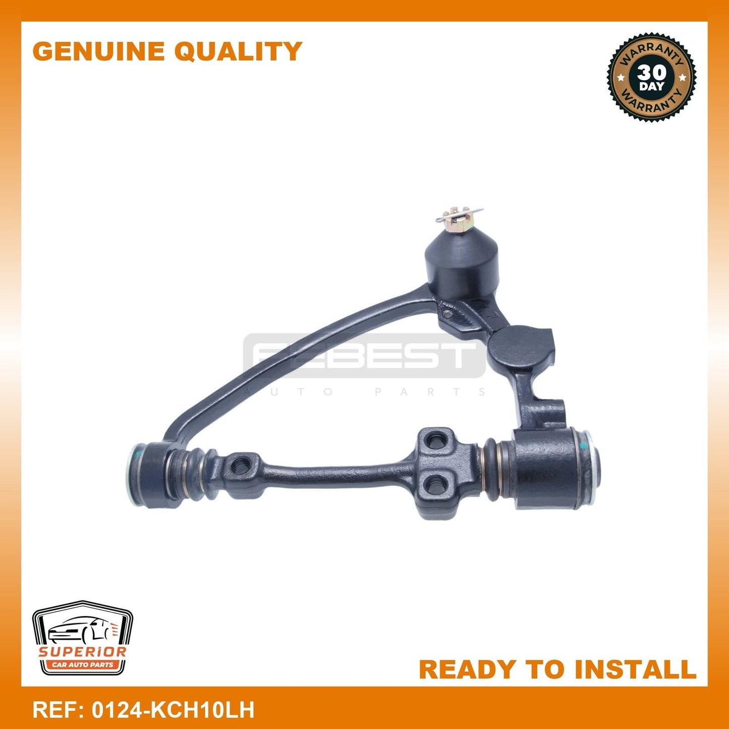 FEBEST 2006-2011 Toyota Hiace Left Upper Front Arm 0124-KCH10LH