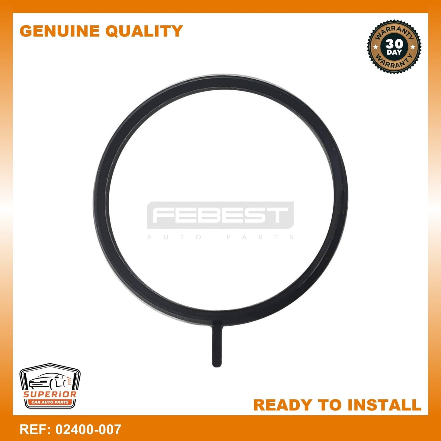 FEBEST 2002-2017 Renault Clio Throttle Body O-Ring 02400-007