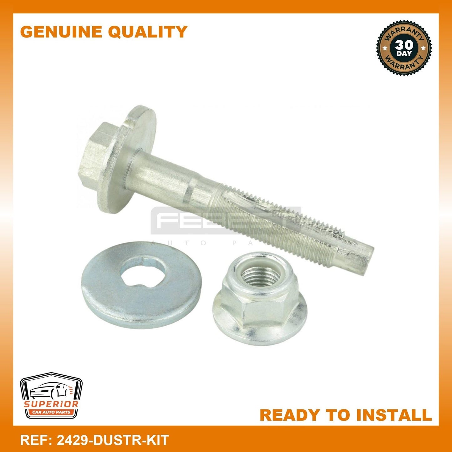 FEBEST 2017 Renault Duster Camber Correction Bolt 2429-DUSTR-KIT