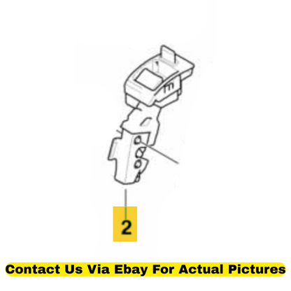 2012 BMW X6 Rear Seat Frame & Latch Right Used OEM 52207286307/52207171508