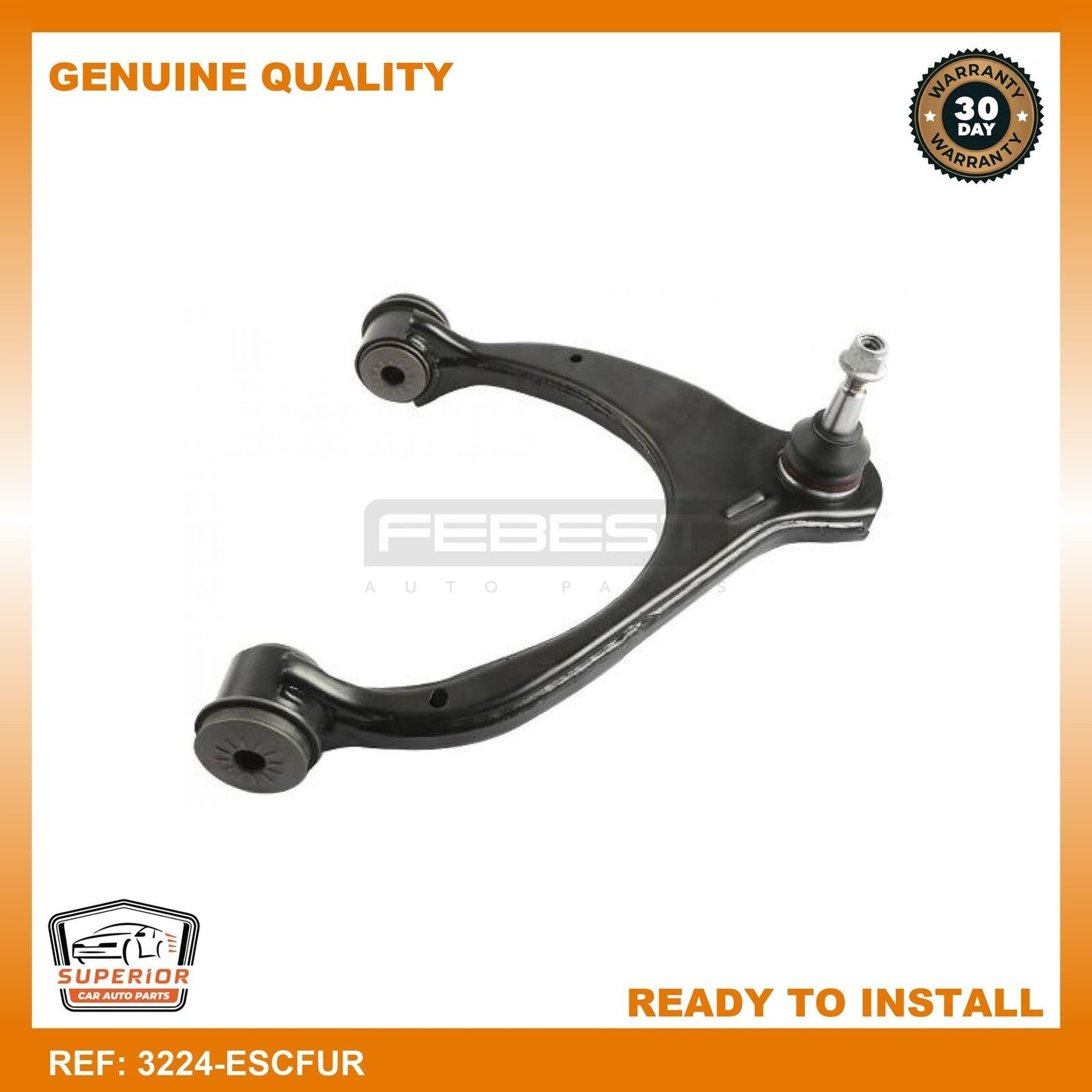 FEBEST General Motors Control Arm Right Upper Front 3224-ESCFUR