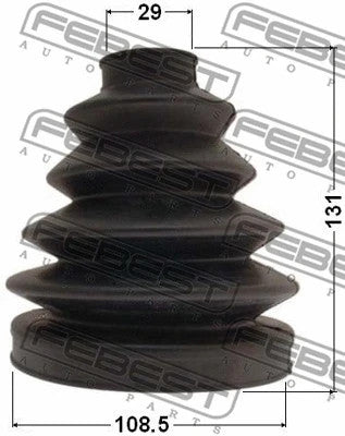 FEBEST 1998-2007 Lexus LX470 Boot Outer CV Joint Kit 108.5x131x29 0117-074