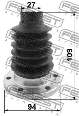 FEBEST 2012 Audi A3 Cv Boot 2615-OCT
