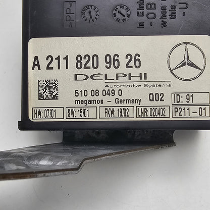 2003-2006 Mercedes-Benz CLS Alarm Anti Theft Control Module A2118209626
