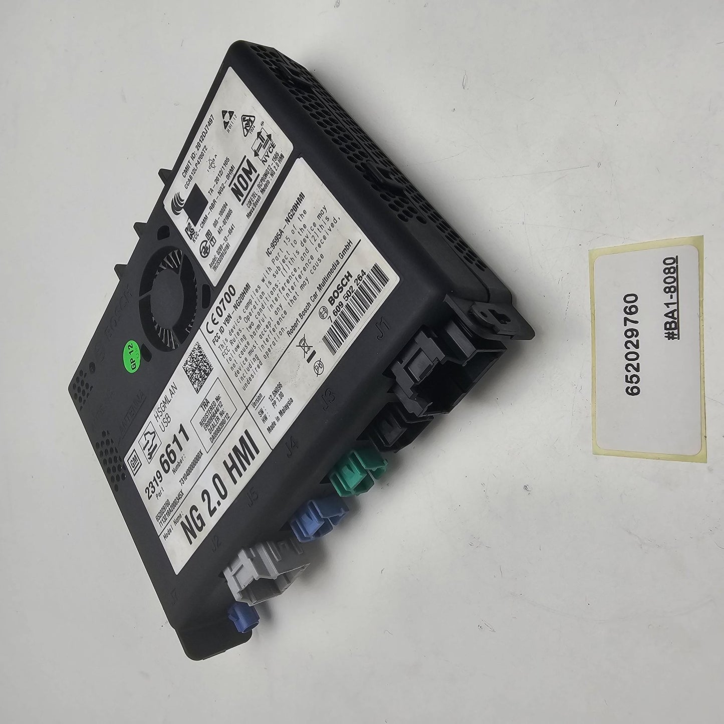 2016-2021 Cadillac CTS Radio Control Module 652029760