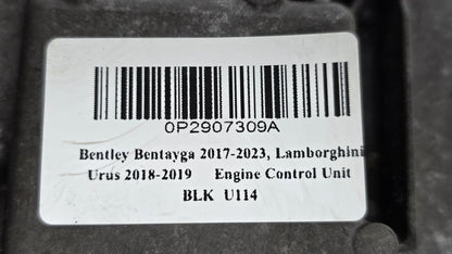 2016-2021 VAG Audi SQ8 RS6 RS7 Bentley Engine Control Module ECM ECU 0P2907309A